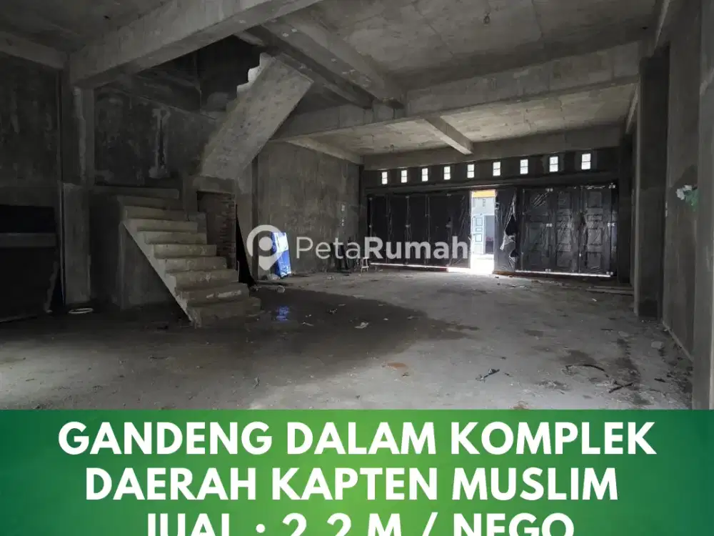 ruko gandeng dalam komplek daerah kapten muslim kota medan