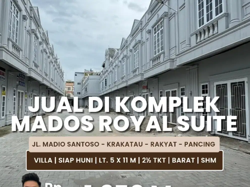 Jual Rumah Tipe Villa Siap Huni Premium Daerah Mados