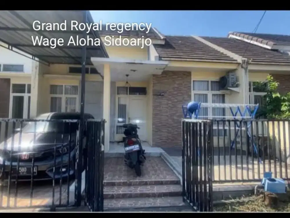 RUMAH SIAP HUNI  STRATEGIS GRAND ROYAL REGENCY WAGE ALOHA SIDOARJO