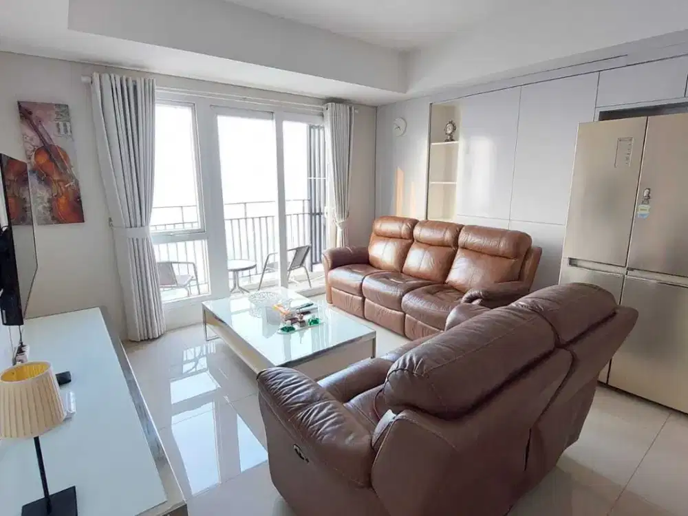 Disewakan Apartemen Modern di Bintaro Jaya, siap untuk tempat tinggal.