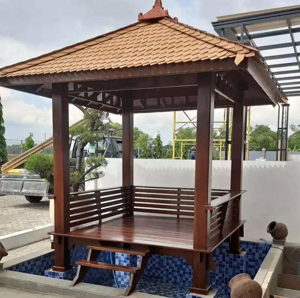 Gazebo jati 2mx2m