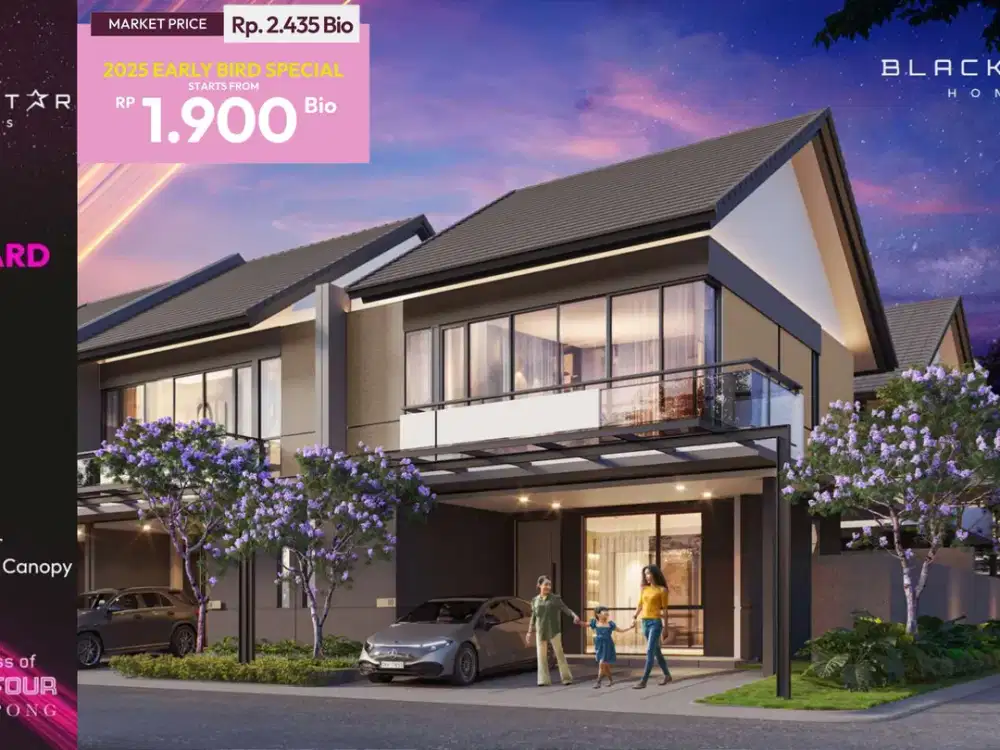 Rumah Minimalis Idaman Blackstar Homes Park Serpong