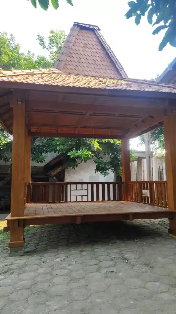 Gazebo jati Soko 18