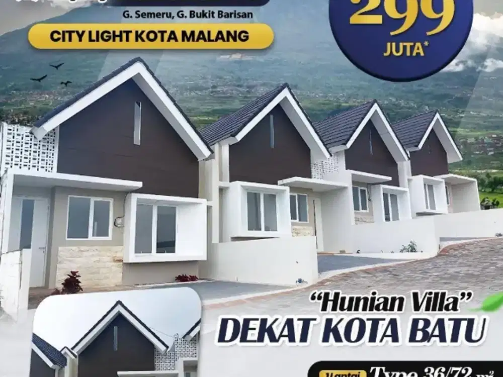 VILLA VIEW KEREN DEKAT BATU KARANGPLOSO
