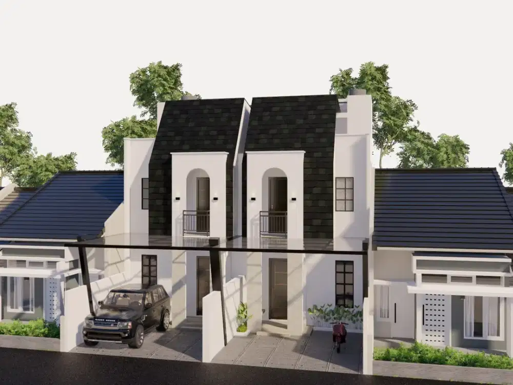 Rumah Desain Klasik 3 Lantai di Cipedak, Jagakarsa Akad Syariah
