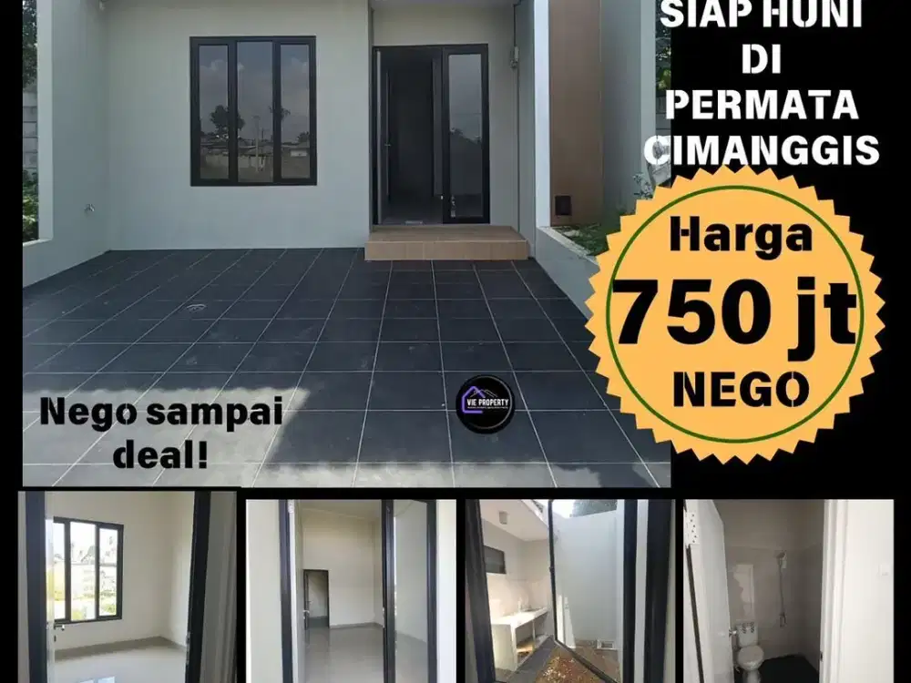 Rumah apik siap huni di Permata Cimanggis Cibubur