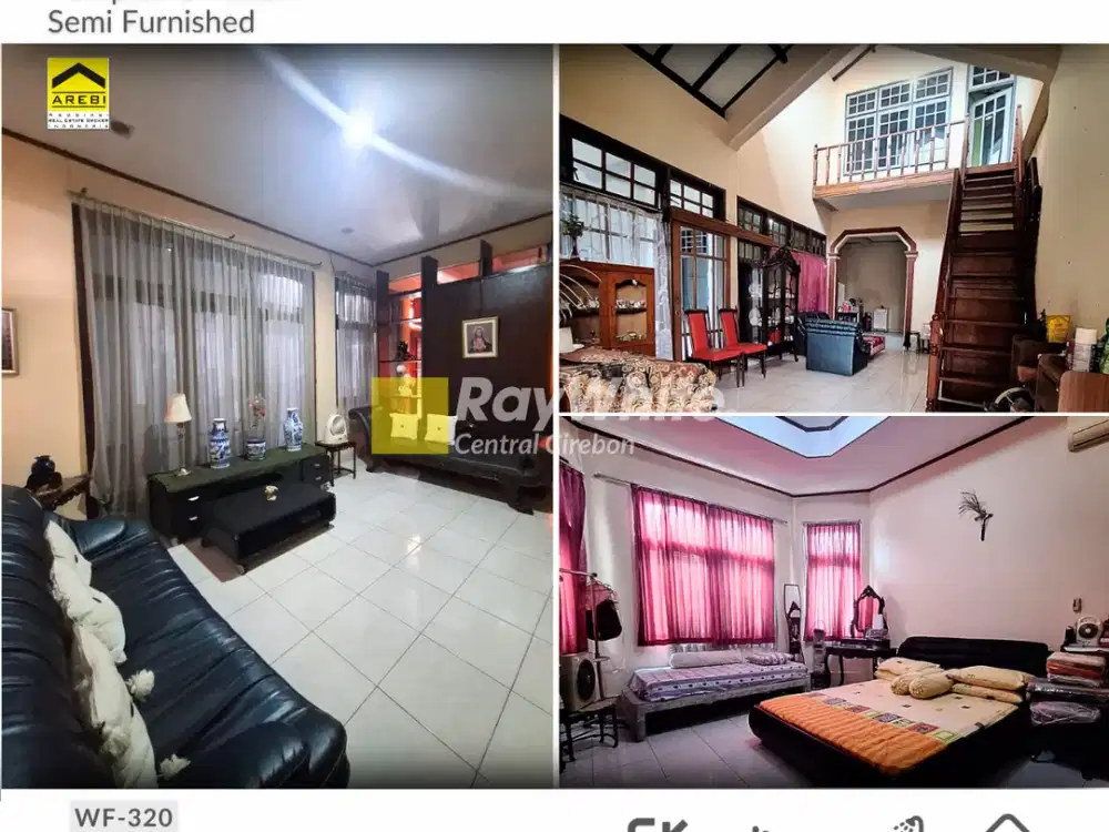 Jual Rumah 2 Lantai Semi Furnished di Komplek Cimanuk, Cirebon