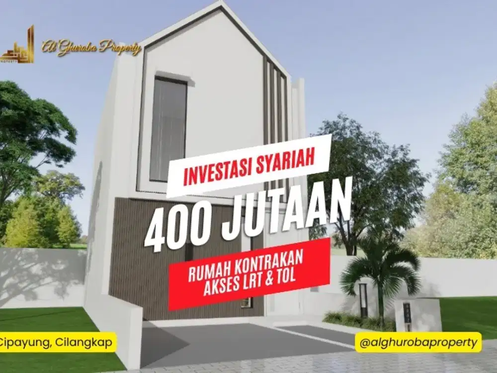 INVESTASI SYARIAH RUMAH KONTRAKAN LINGKUNGAN MUSLIM 400 JTAN JAKARTA