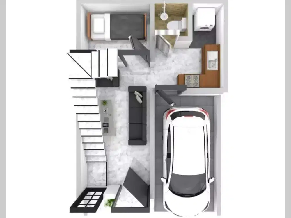 DI JUAL RUMAH SISA 2 UNIT 3 KAMAR TIDUR DI DALAM KOMPLEK