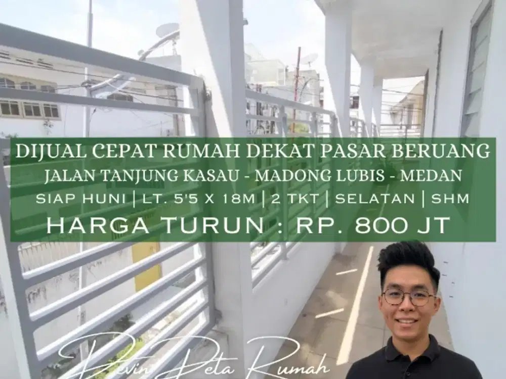 Jual Cepat Rumah Di Inti Kota Medan Daerah Madong Lubis