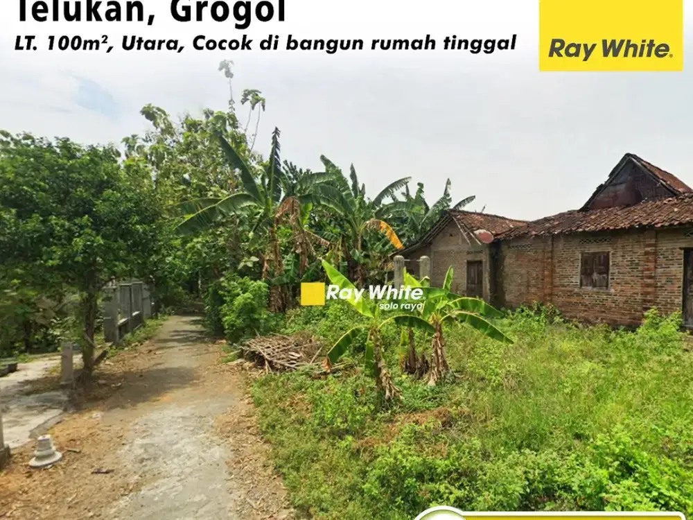 Tanah Cocok dibangun Rumah Tinggal di Telukan, Grogol, Sukoharjo