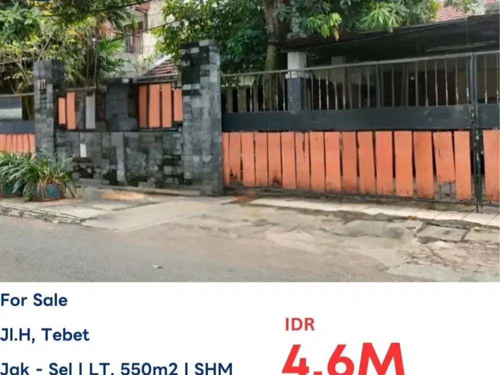 Dijual rumah Tebet jakarta selatan