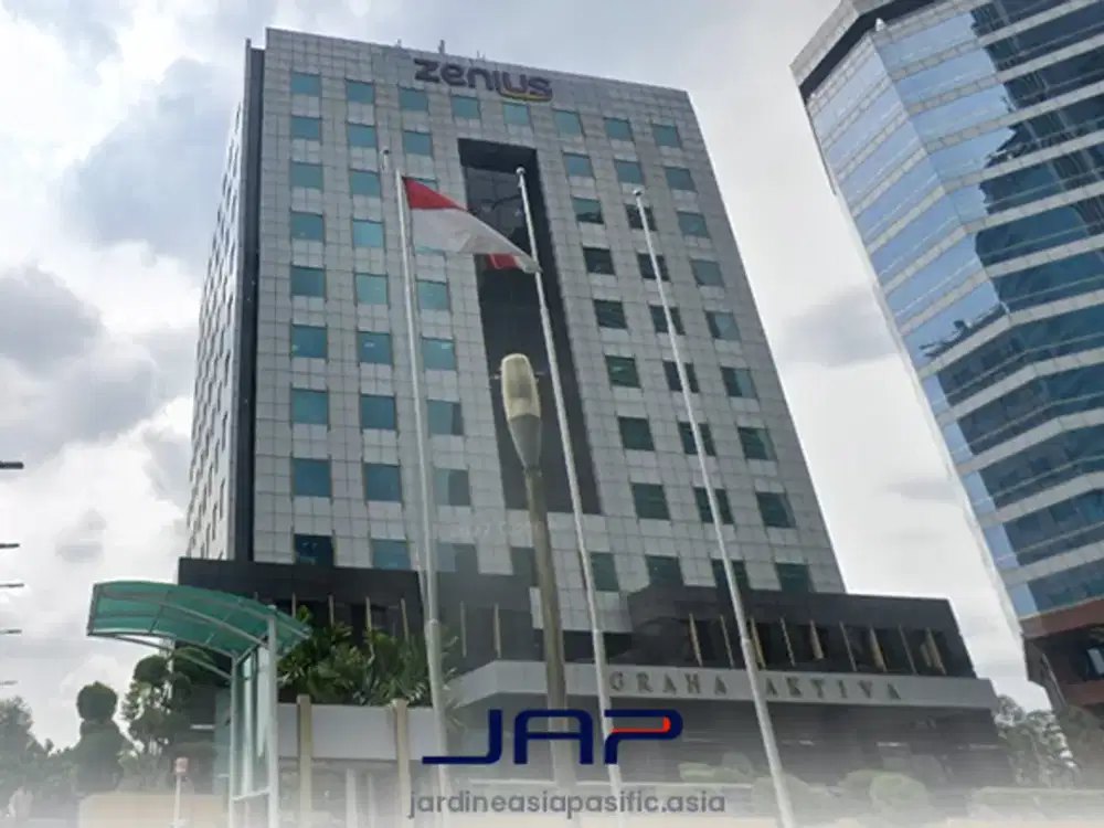 Sewa Kantor Graha Aktiva Luas 153 M2 Furnished di Rasuna Said Kuningan