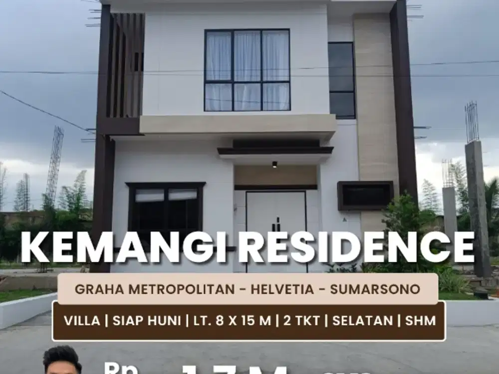 Jual Rumah Baru Tipe Villa Daerah Helvetia Medan