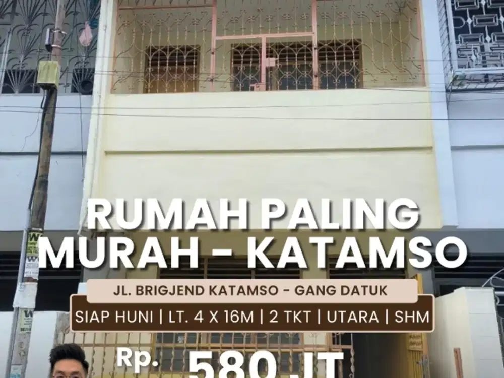 Jual Murah Rumah Siap Huni Daerah Katamso Medan