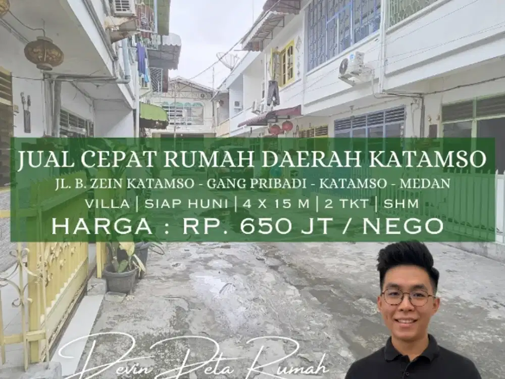 Jual Rumah Siap Huni Di Daerah Katamso Medan Maimun