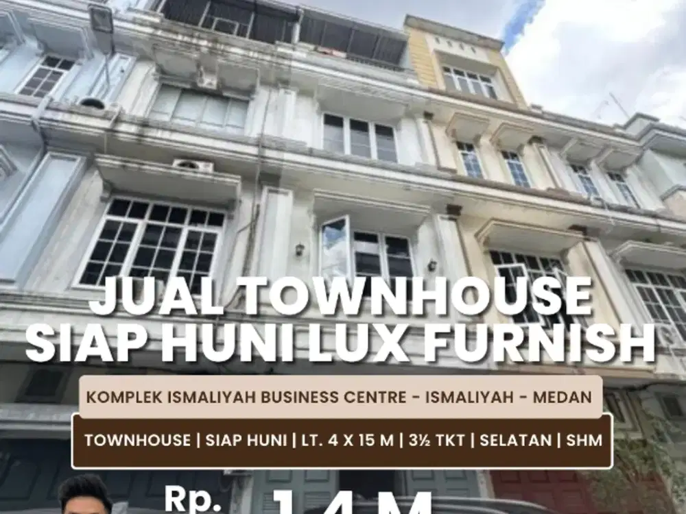 Jual Rumah Tipe Townhouse Furnish Daerah Ismaliyah