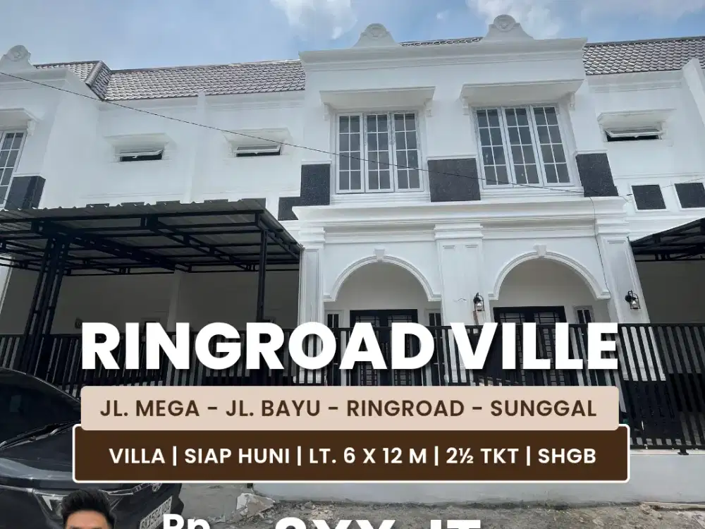 Jual Rumah Tipe Villa Kondisi Siap Huni Daerah Sunggal
