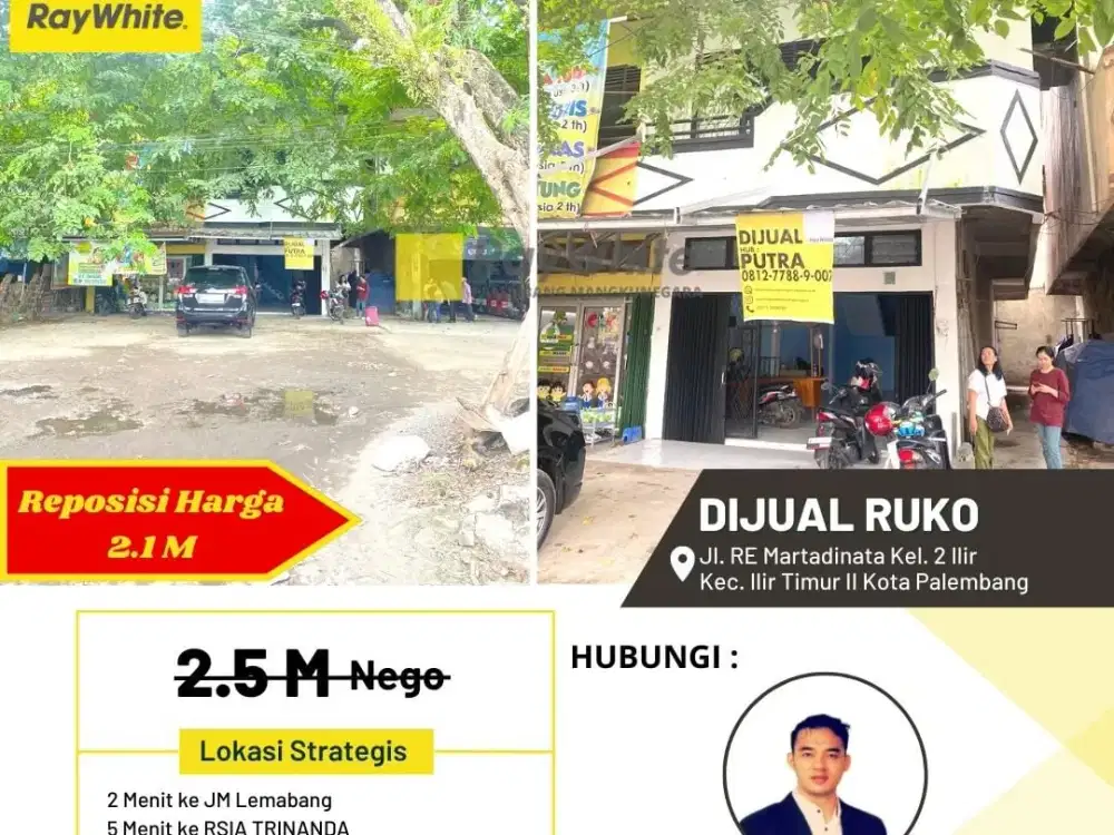 DIJUAL RUKO DI Palembang