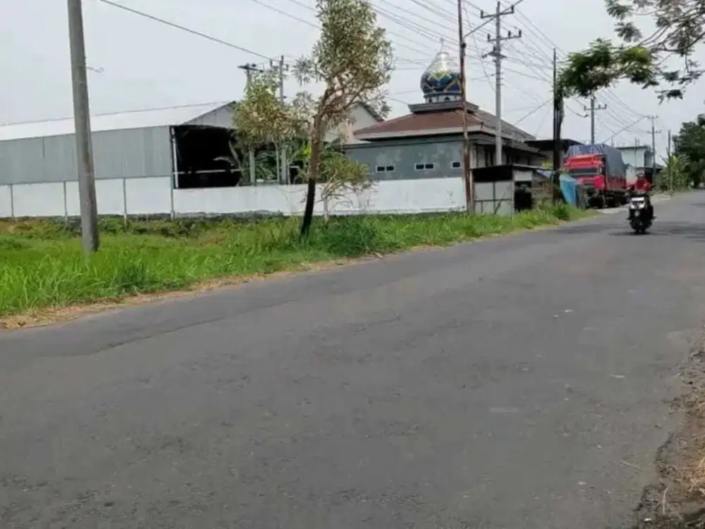 lahan industri lokasi Klaten luas 8000m