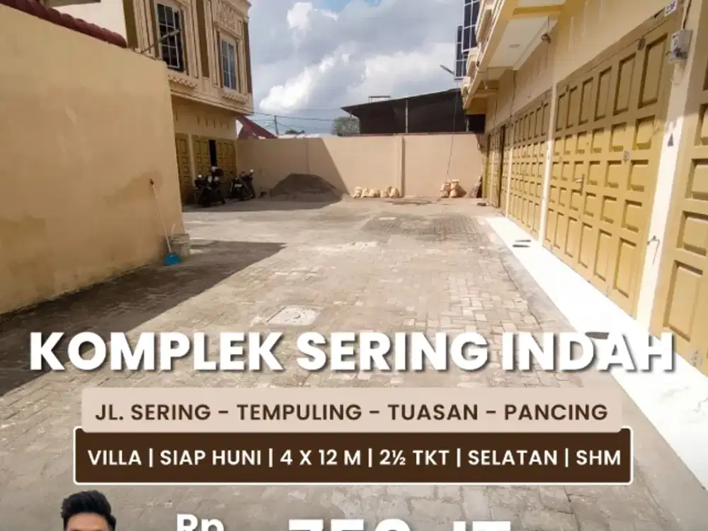 Jual Rumah Tipe Townhouse Siap Huni Daerah Pancing