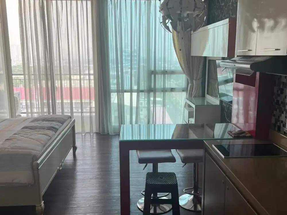 Dijual Apartemen Ancol Mansion Studio Full Furnish Bagus Murah