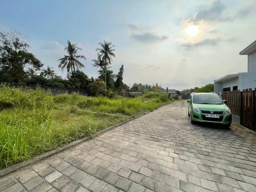 Dekat SPBU Cebongan Jogja, Tanah Siap Bangun Cocok Hunian, SHM