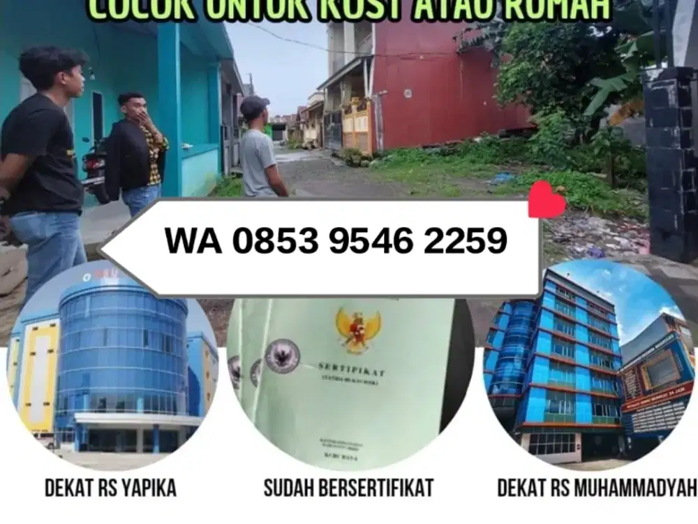 TANAH KAVLING SAMATA DEKAT RS YAPIKA & RS UNISMUH