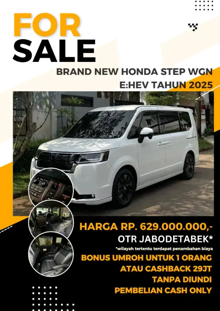 CashBack 29Jt Bonus Umroh Honda StepWgn StepWagon e:HEV Hybrid 2025