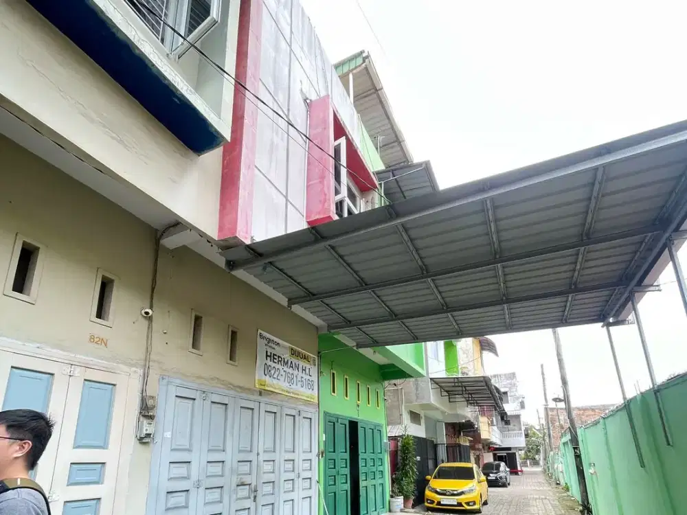 rumah siap huni komplek daerah krakatau kota medan
