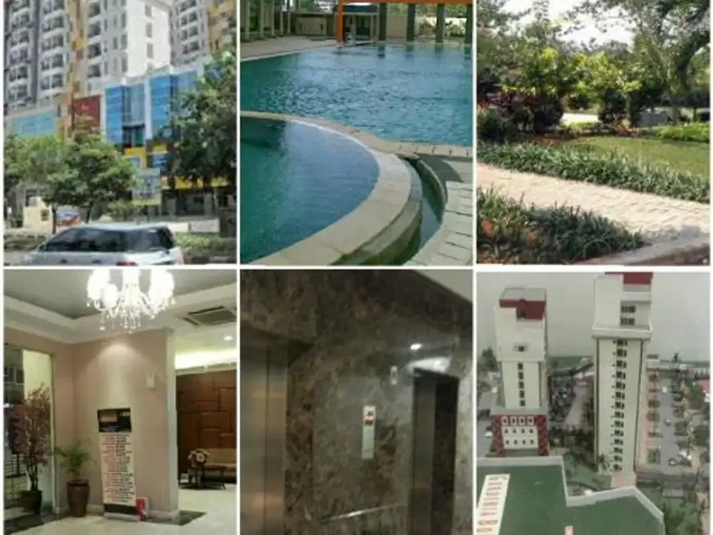 Disewa Apartemen Gardenia boulevard 1BR, 38m2, Bisa Cicil / Pilih Lux