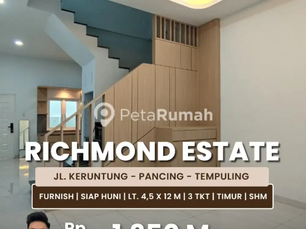 Jual Rumah Tipe Townhouse Furnish Daerah Pancing Medan