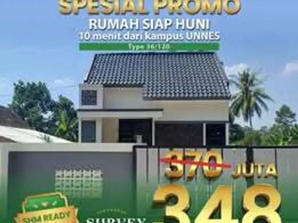 Dijual Rumah Baru Nyaman Siap Huni di Semarang