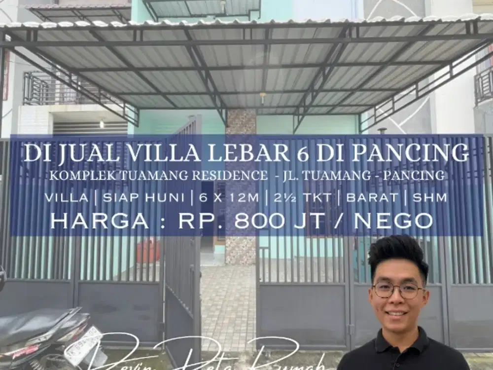Jual Rumah Tipe Villa Siap Huni Di Daerah Pancing