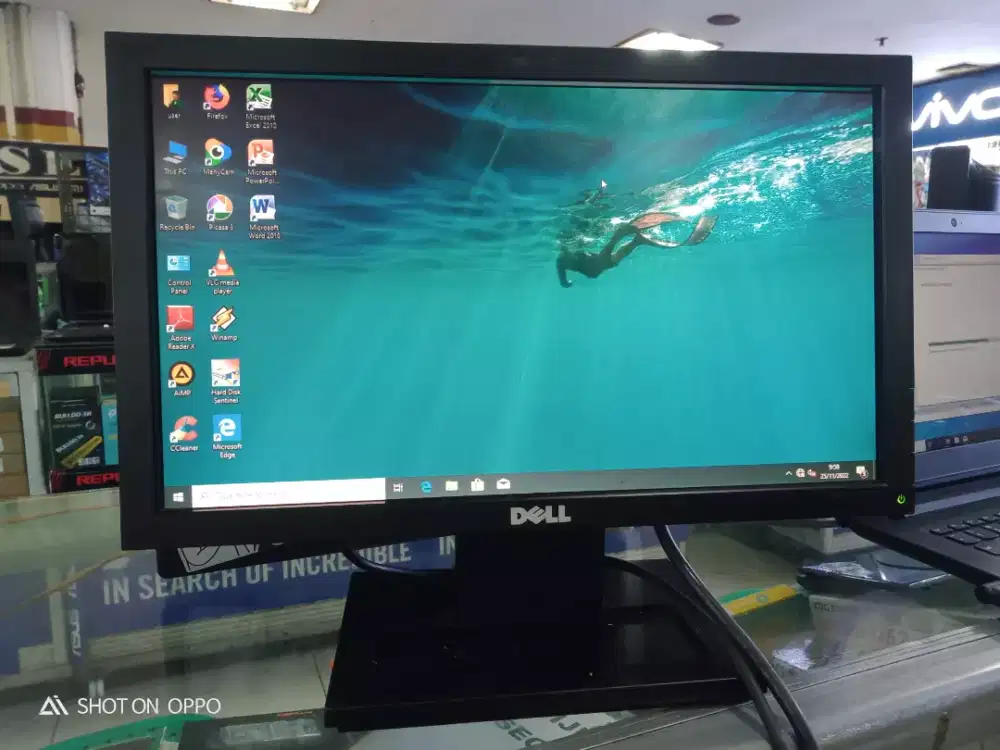 JUAL LED MONITOR HP 19INCH FOR KOMPUTER PC ATO CCTV MINAT WA AJA
