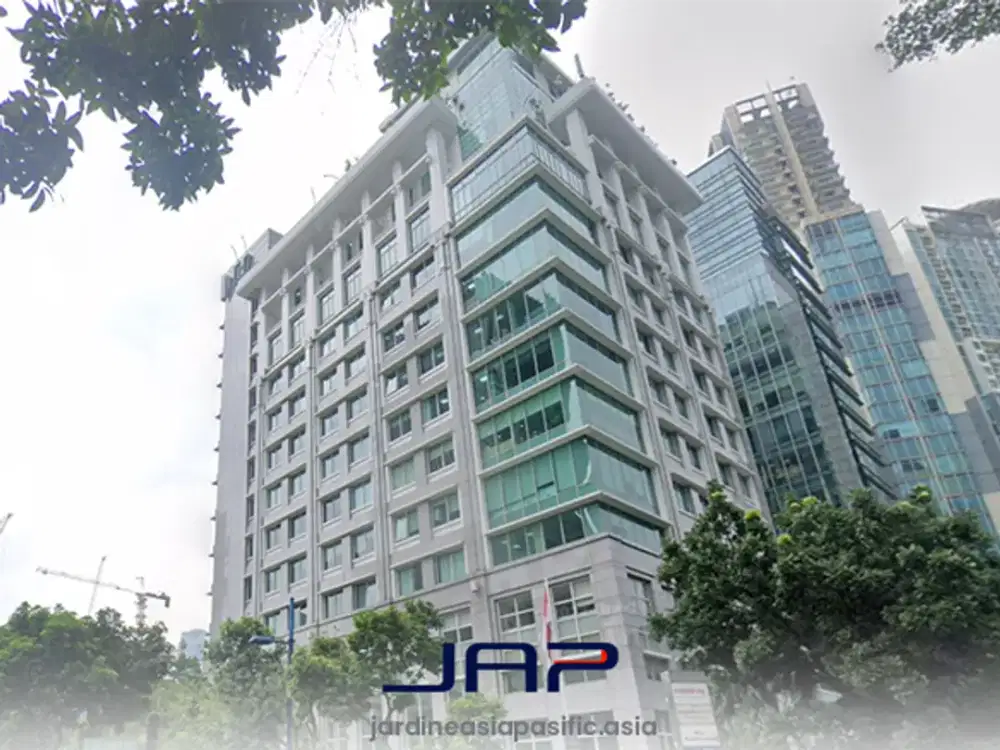 Sewa Kantor Menara Dea 2 Luas 390 M2 Bare Dekat Halte di Mega Kuningan
