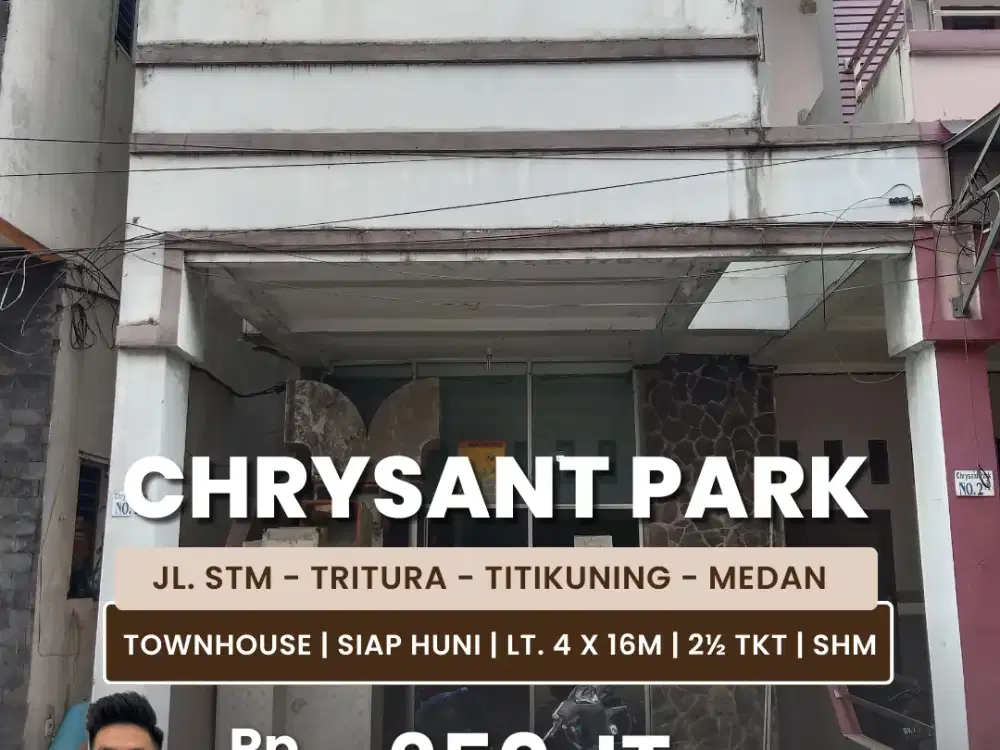 Jual Rumah Tipe Townhouse Di Jalan STM