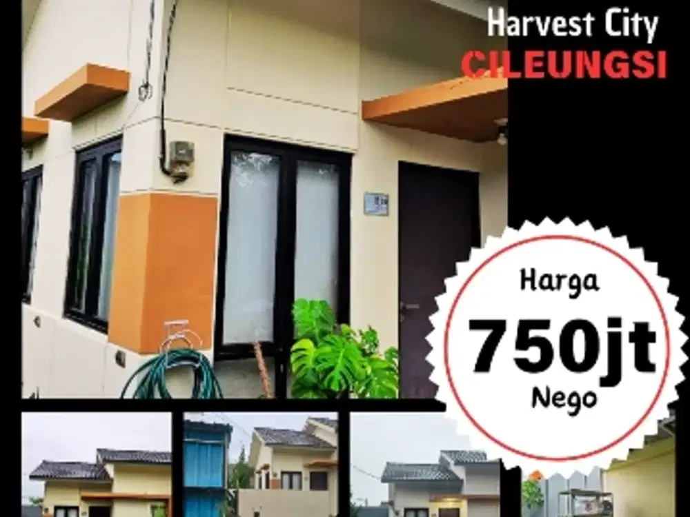 Rumah Siap Huni di Harvest City Cileungsi