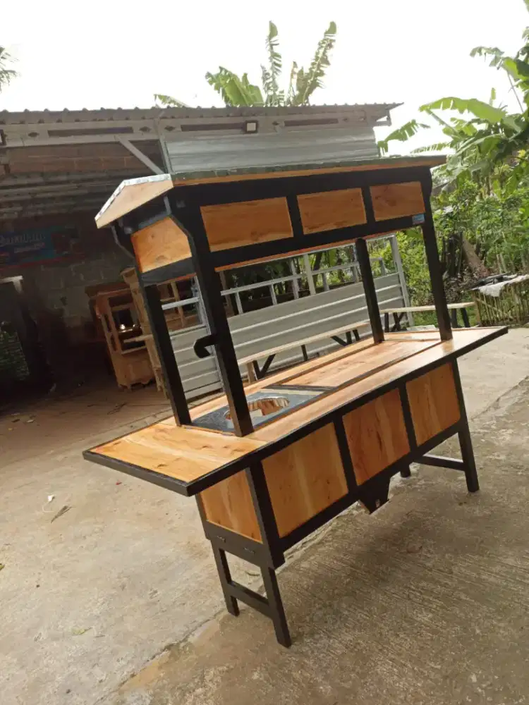 Jual Gerobak Angkringan, Bakso, Mie Ayam, Bubur, Sate, Soto, Pecel dll