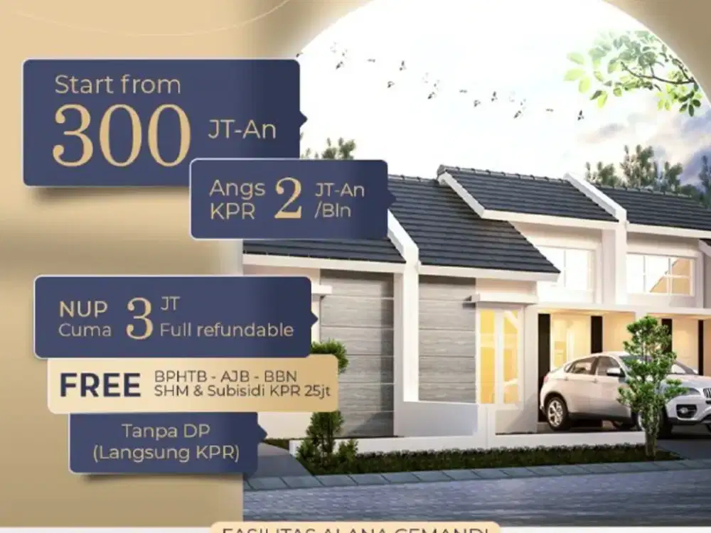 Rumah ALANA CEMANDI 7, harga lounching, dekat OERR,TOL Bandara