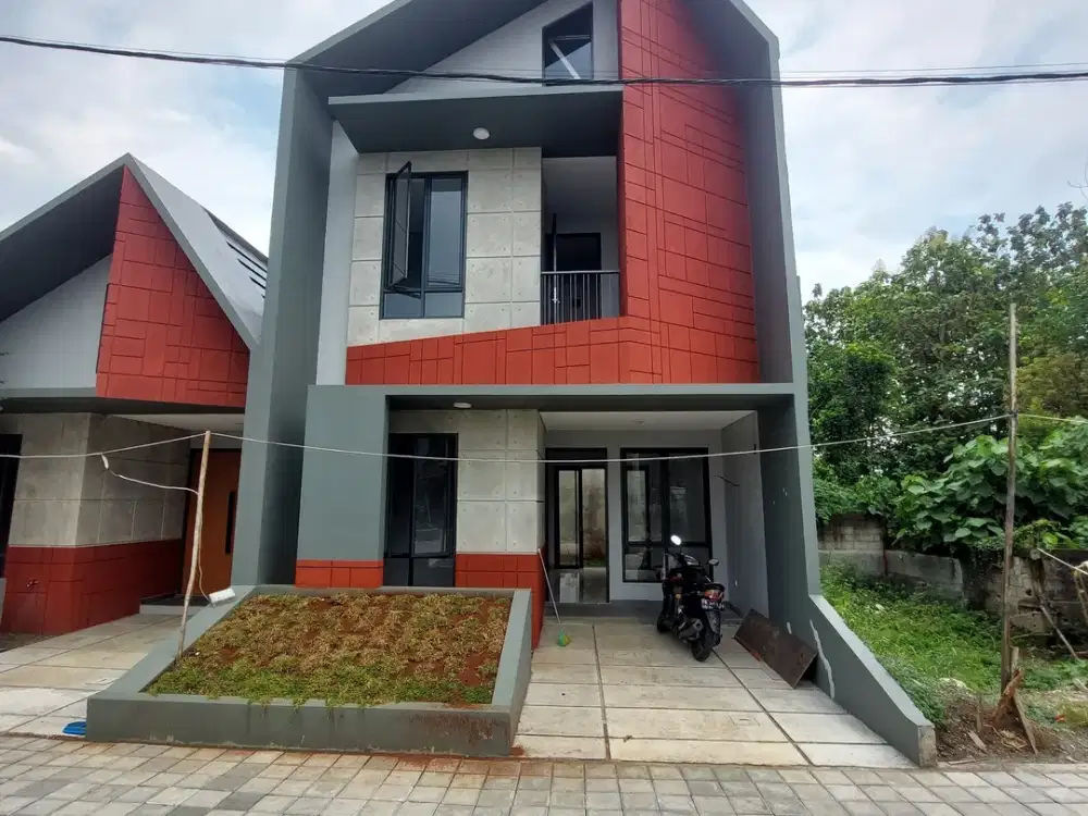 Rumah 2 Lantai Suasana Asri dan Tenang dekat Pemda Cibinong Tanpa DP