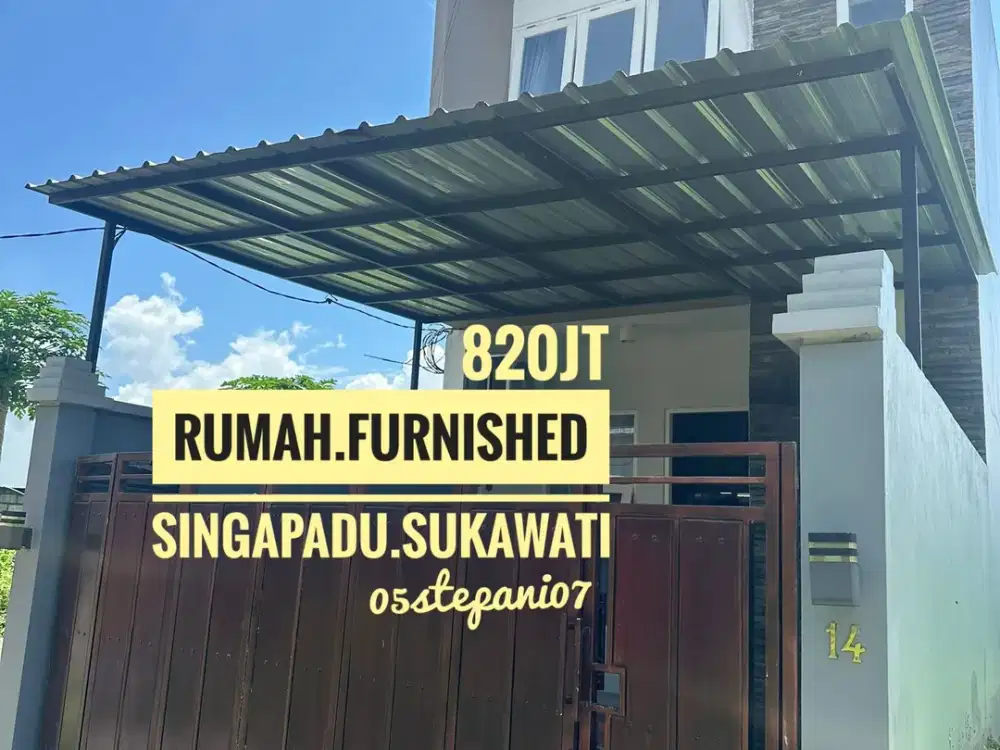 Jual Rumah Siap huni furnished Singapadu dkt Balizoo Sukawati Bali