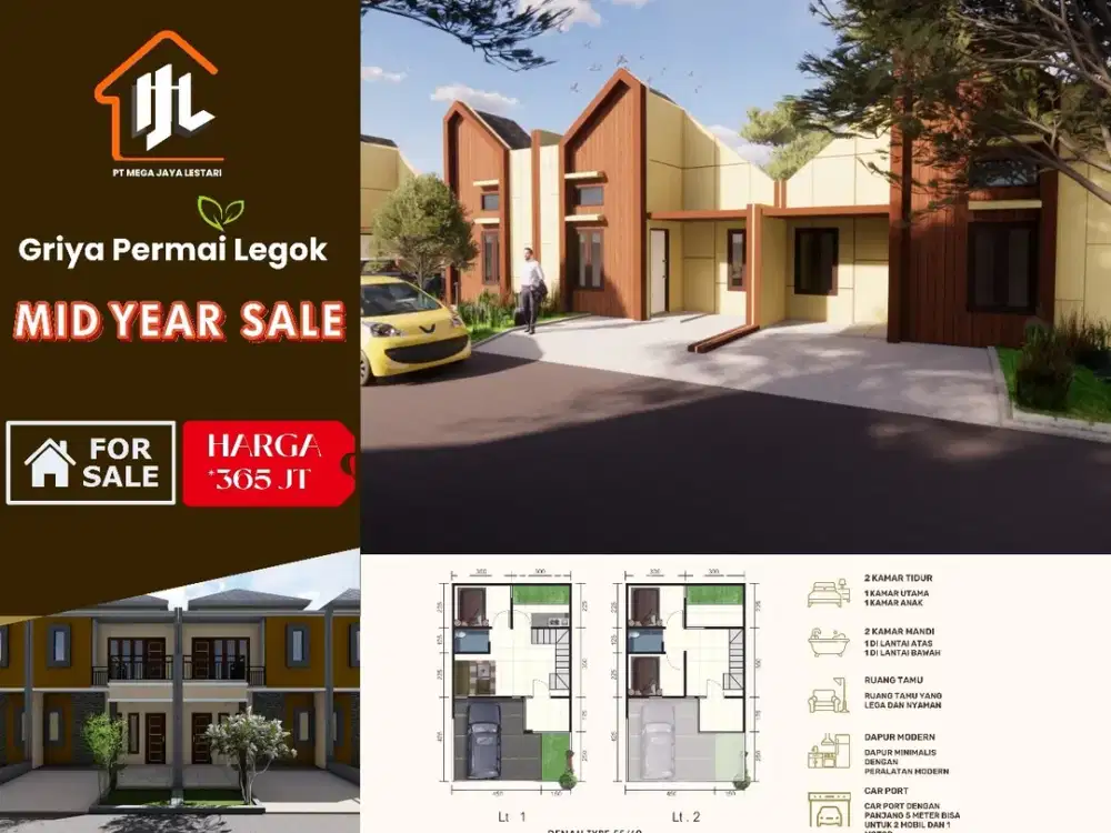 Rumah baru Termurah tanpa DP 10menit ke BSD