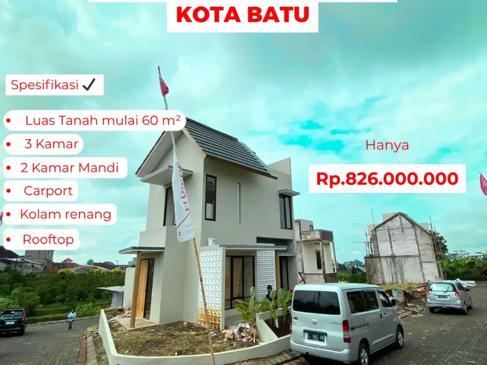 Villa Murah Lokasi dengan semua Wisata di Batu