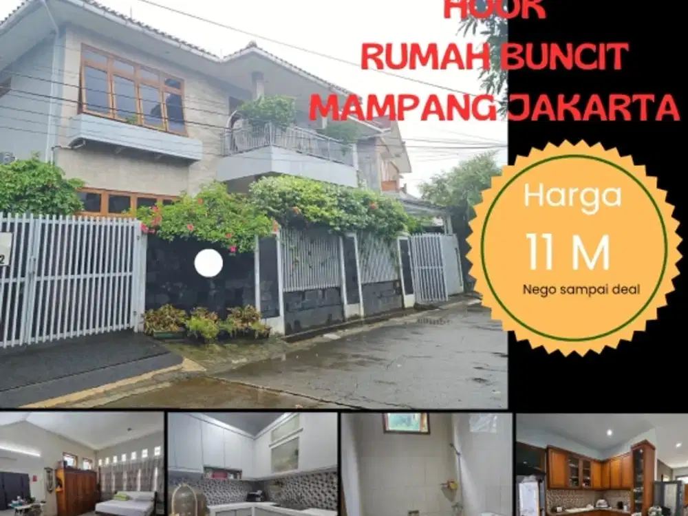Dijual Rumah Mewah Siap Huni di Warung Buncit Mampang