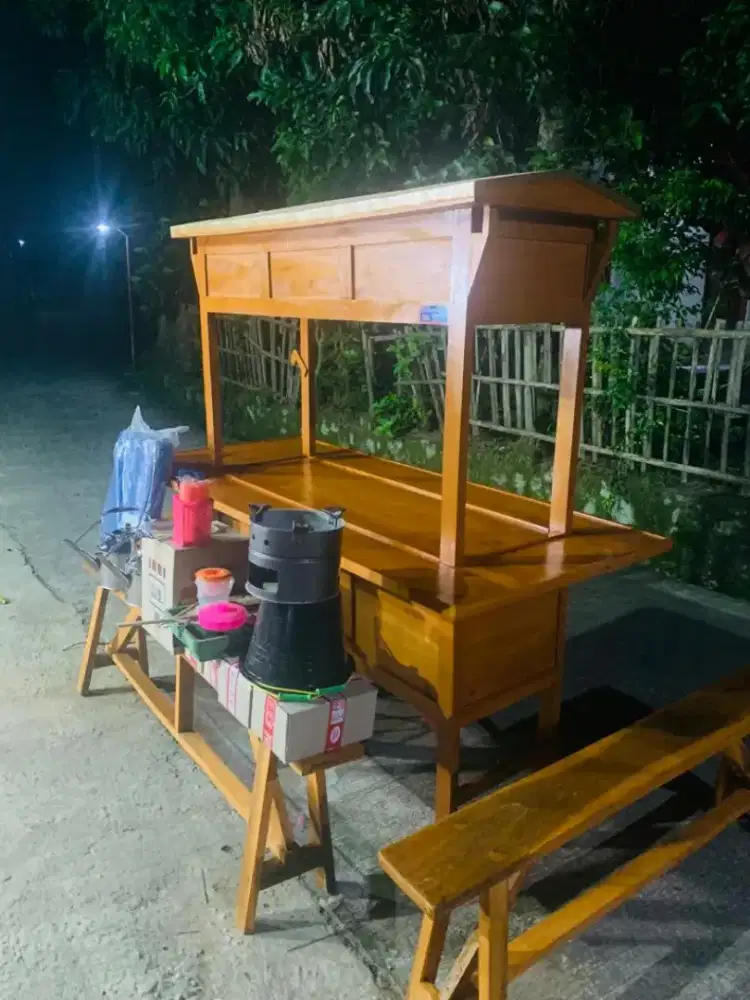 Jual Gerobak Angkringan, Bakso, Mie Ayam, Bubur, Sate, Soto, Pecel dll