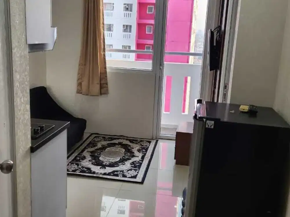 DIJUAL APARTEMEN GREEN PRAMUKA 2BR FULL FURNISH TOWER BOUGENVILLE