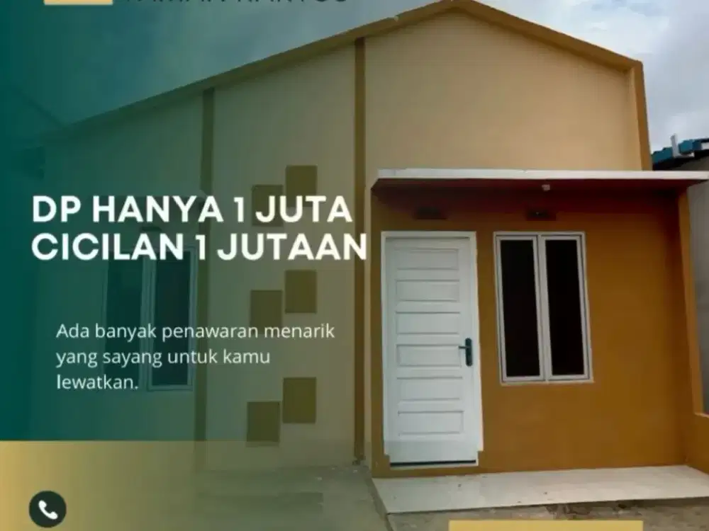Rumah subsidi 1 jt allin dekat poltek unsri
