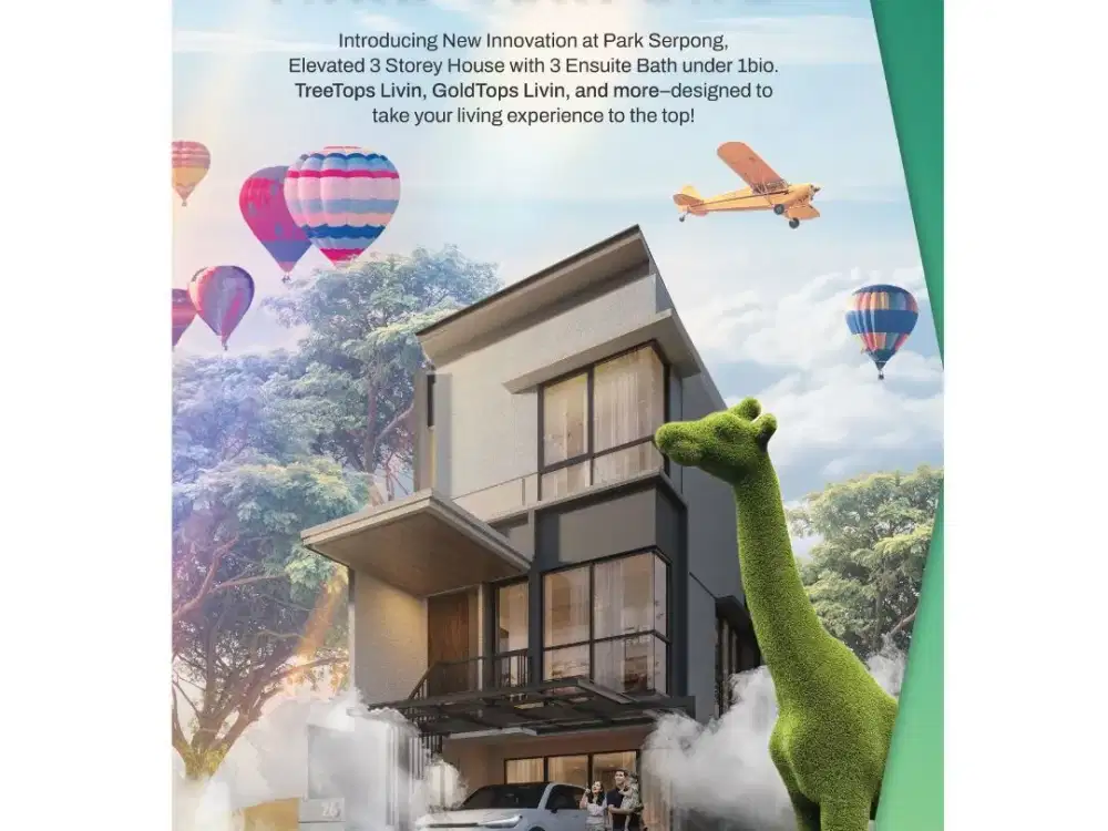 GoldTops Livin Park Premium Home, Harga Early Bird Cuma 800 Jutaan!