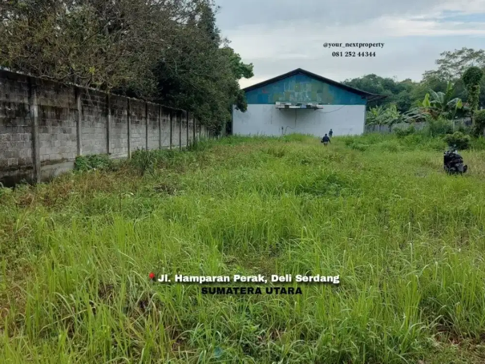Tanah+Gudang Di Jalan Hamparan Perak Deli Serdang Sumatera Utara(312)